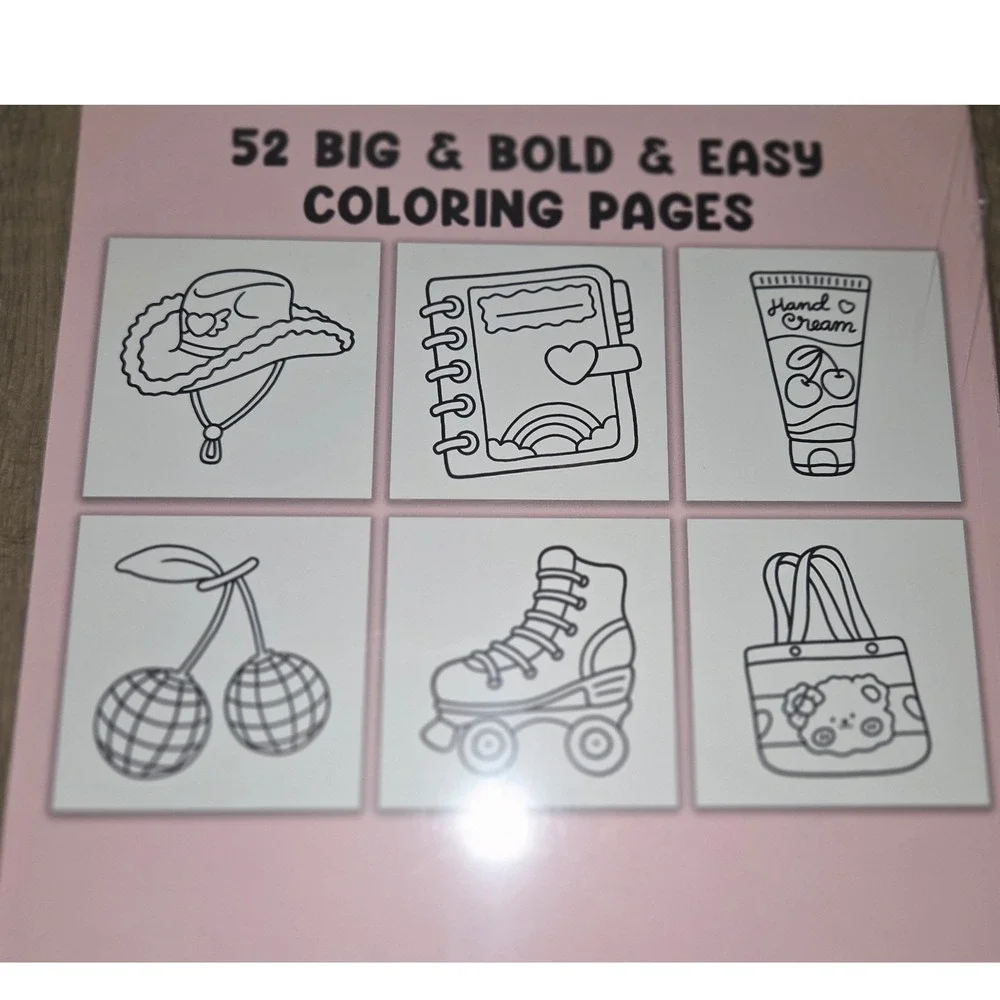 Coco Wyo Coloring Book Bundle Cute Groovy Cozy Spaces Hygge Place Set of 3 New